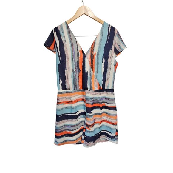 COCO + CARMEN Romper Lined Colorful Short L/XL - Picture 1 of 4